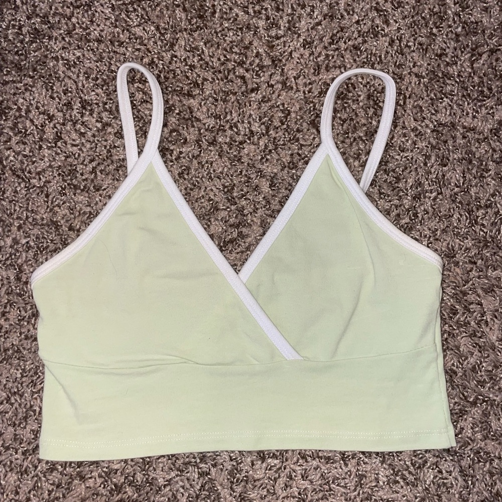 Brandy Melville surplice cropped cami